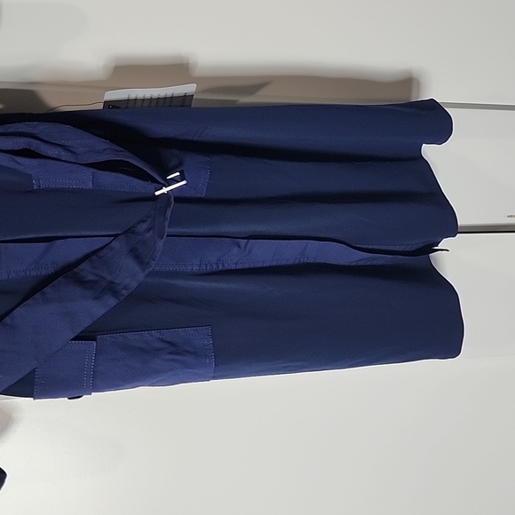 NWT Laundry by Shelli Segal Navy blue button front dress. Size 12 - Picture 5 of 6